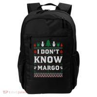 I Don'T Know Margo Funny Christmas Vacation Backpack thumb 0