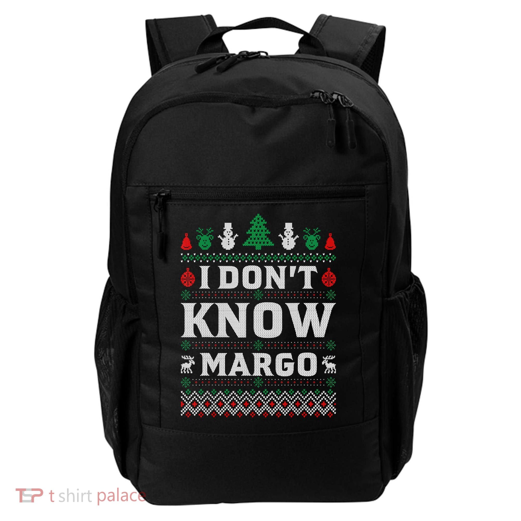 I Don'T Know Margo Funny Christmas Vacation Backpack