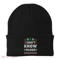 I Don'T Know Margo Funny Christmas Vacation Beanie thumb 0