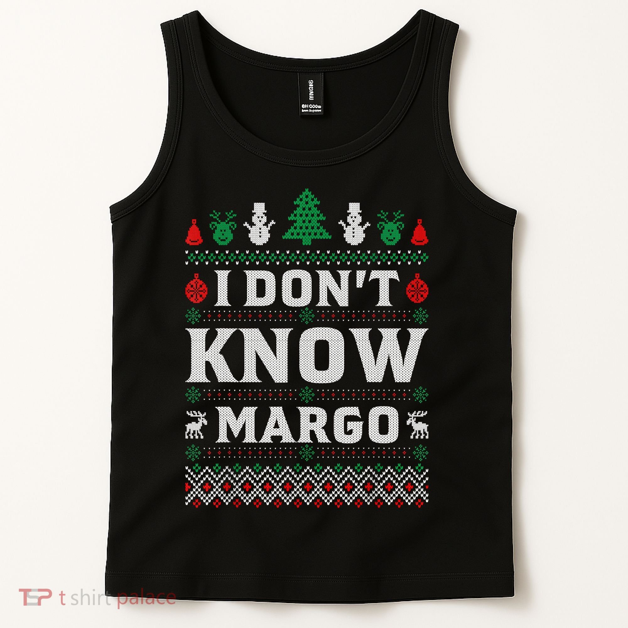 I Don'T Know Margo Funny Christmas Vacation Tank Top