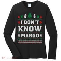 I Don'T Know Margo Funny Christmas Vacation Women's Long Sleeve Shirt thumb 0