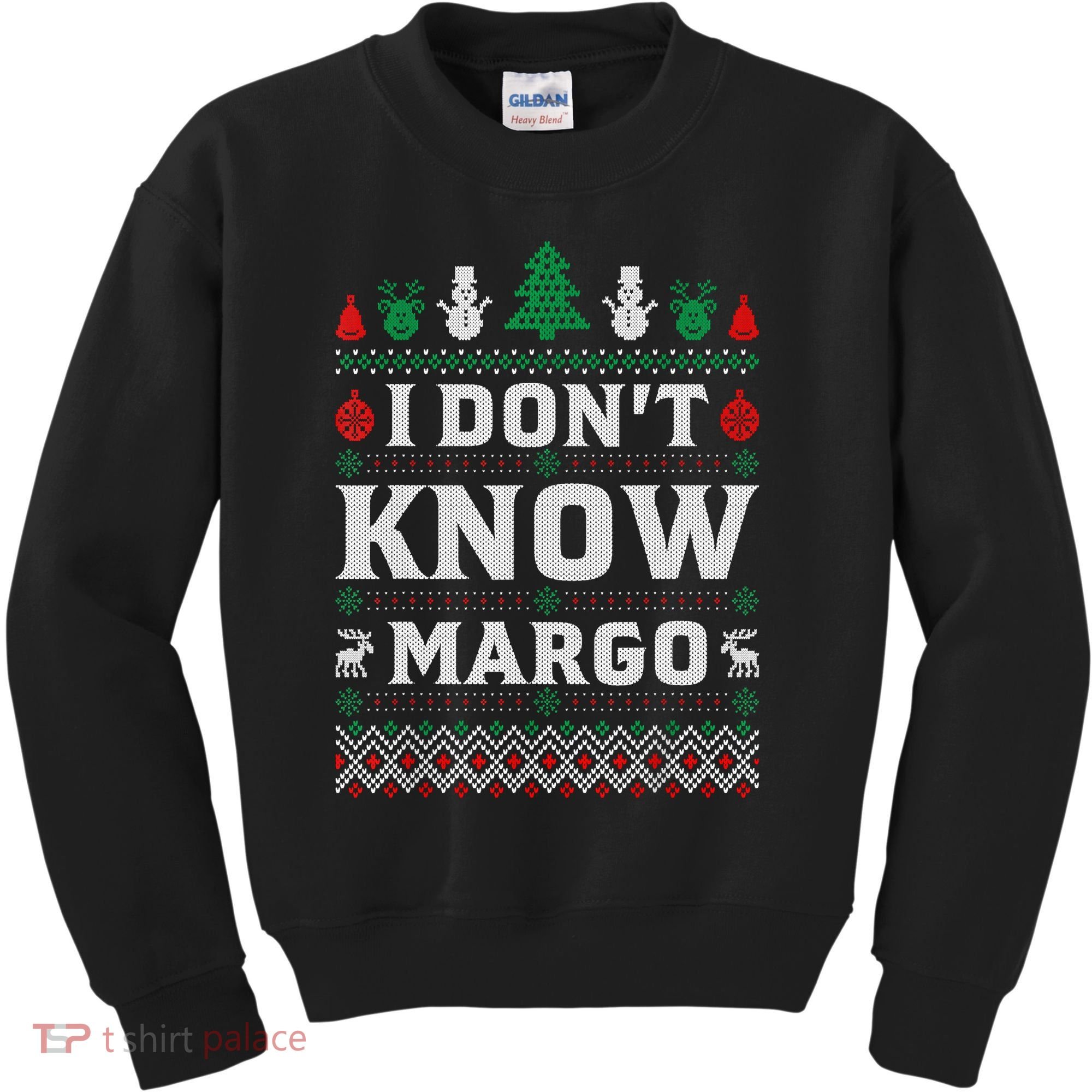 I Don'T Know Margo Funny Christmas Vacation Kids Sweatshirt