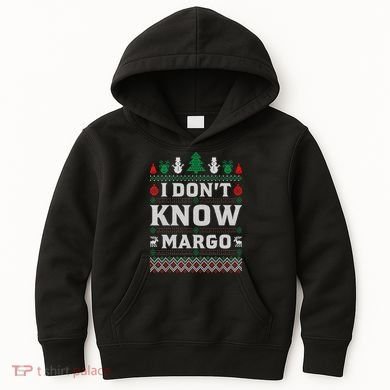 I Don'T Know Margo Funny Christmas Vacation Kids Hoodie
