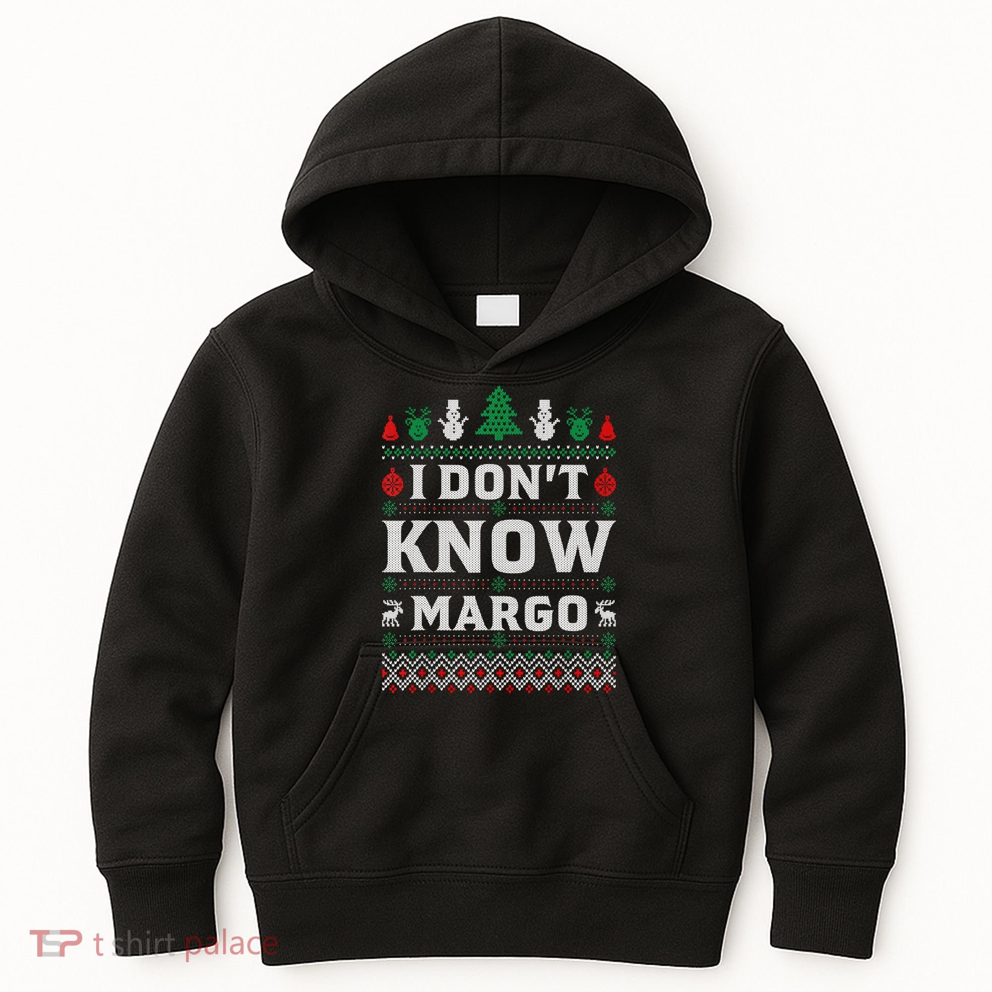 I Don'T Know Margo Funny Christmas Vacation Kids Hoodie