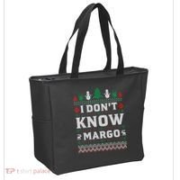 I Don'T Know Margo Funny Christmas Vacation Tote Bag thumb 2