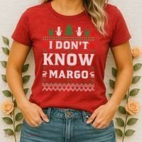 I Don'T Know Margo Funny Christmas Vacation Women's T-Shirt thumb 2