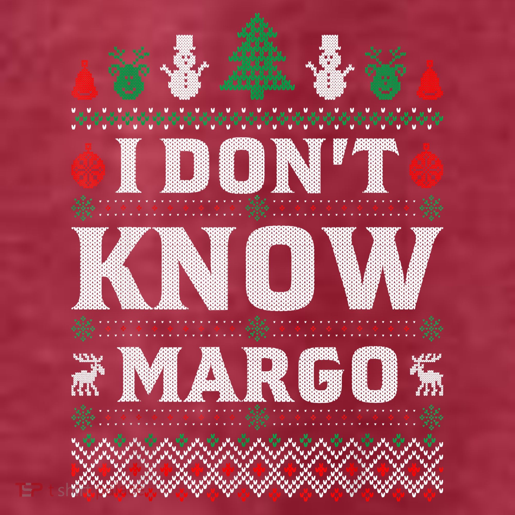 I Don'T Know Margo Funny Christmas Vacation Women's T-Shirt