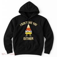I DonT Like You Either Candy Corn Hoodie thumb 0