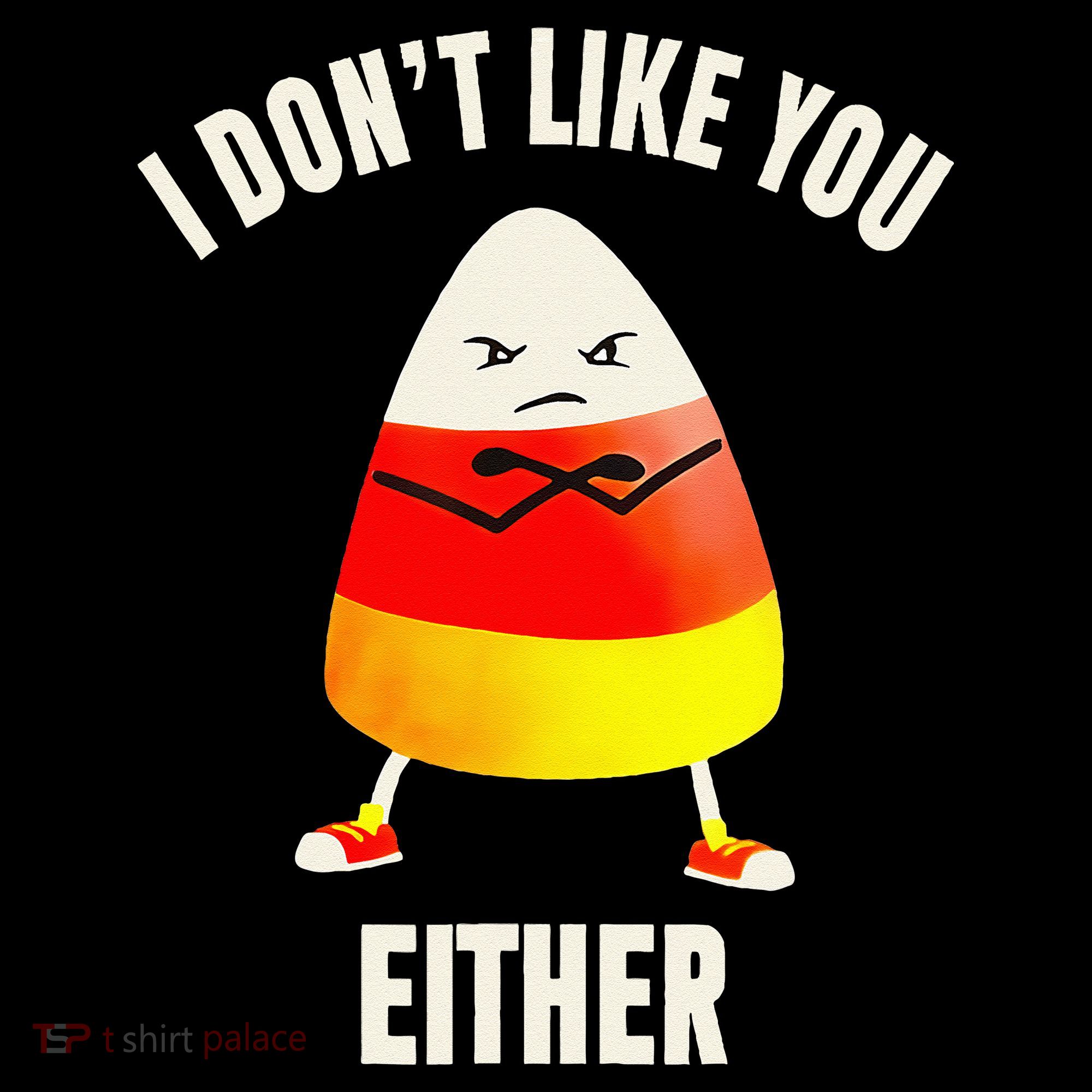 I Dont Like You Either Candy Corn Women's Long Sleeve Shirt