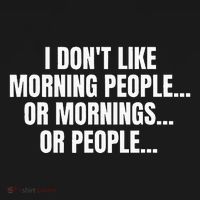I DonT Like Morning People Or Mornings Funny Quote Visor thumb 3