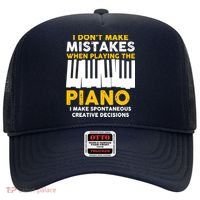 I Don't Make Mistakes Piano Musician Humor Hat thumb 0