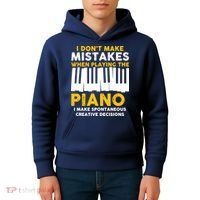 I Don't Make Mistakes Piano Musician Humor Kids Hoodie thumb 4