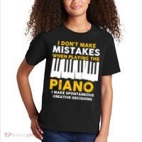 I Don't Make Mistakes Piano Musician Humor Kids T-Shirt thumb 2