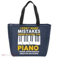 I Don't Make Mistakes Piano Musician Humor Tote Bag thumb 0