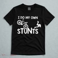 I Do My Own Stunts Mountain Biker Funny T-Shirt thumb 5