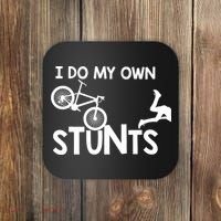 I Do My Own Stunts Mountain Biker Funny Coaster thumb 0