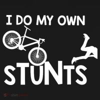 I Do My Own Stunts Mountain Biker Funny Coaster thumb 2