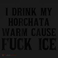 I Drink My Horchata Warm Cause Fuck Ice Deportation Protest Coaster thumb 2
