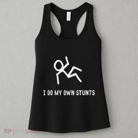 I Do My Own Stunts Women's Tank Top thumb 3