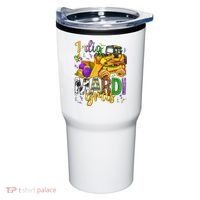 I Dig Madri Gras Excavator Funny Gift Idea Holiday Trending Tumbler thumb 0