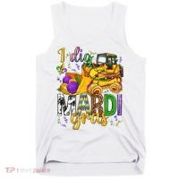 I Dig Madri Gras Excavator Funny Gift Idea Holiday Trending Tank Top thumb 0