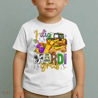 I Dig Madri Gras Excavator Funny Gift Idea Holiday Trending Toddler T-Shirt thumb 2