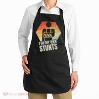I Do My Own Stunts Broken Arm Gifts Funny Injury Apron thumb 2