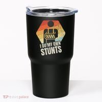 I Do My Own Stunts Broken Arm Gifts Funny Injury Tumbler thumb 0
