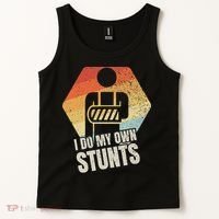 I Do My Own Stunts Broken Arm Gifts Funny Injury Tank Top thumb 2