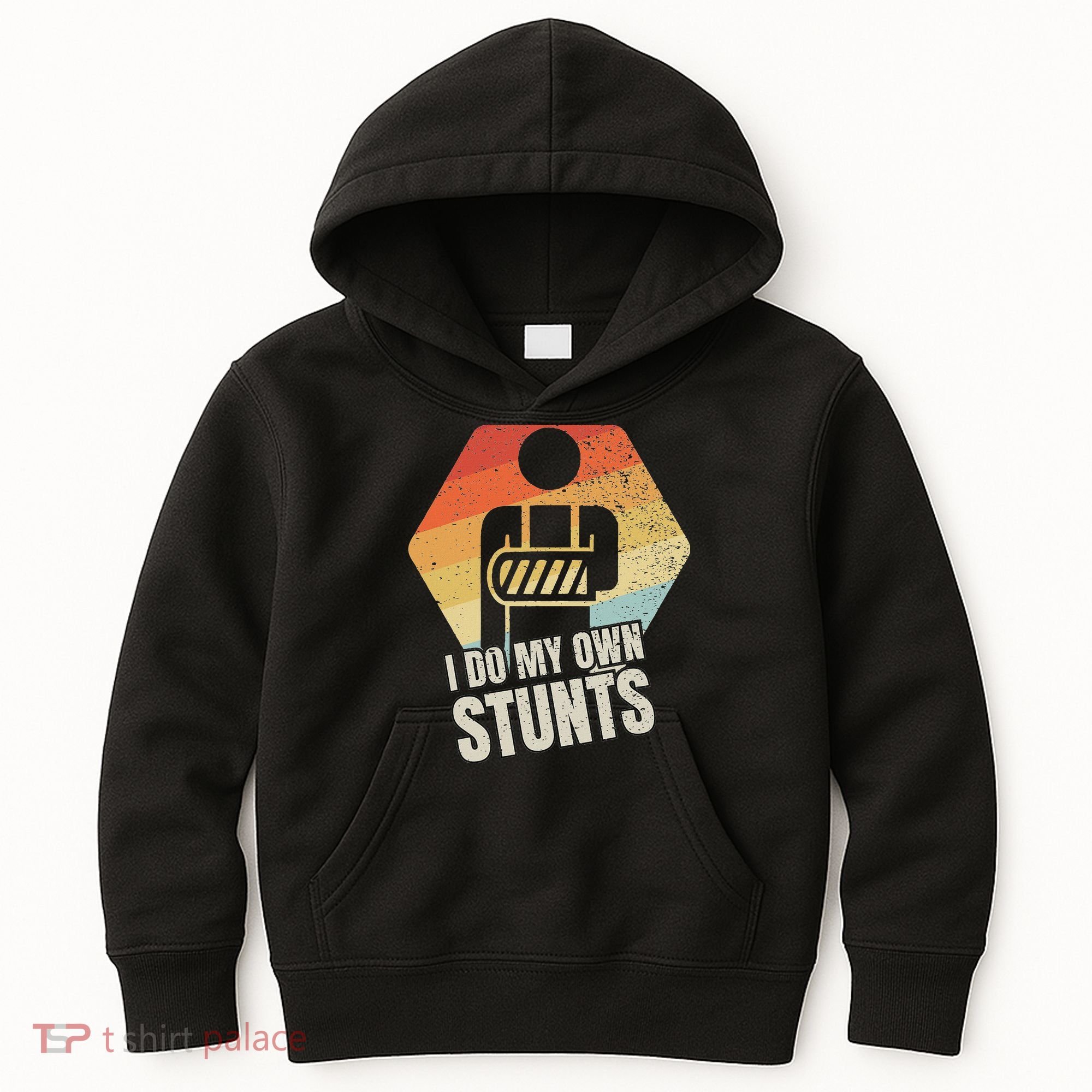 I Do My Own Stunts Broken Arm Gifts Funny Injury Kids Hoodie