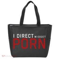 I Direct Midget Porn Funny Adult Humor Tote Bag thumb 0