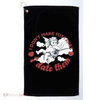 I Don't Make Mistakes I Date Them Cupid Golf Towel thumb 0