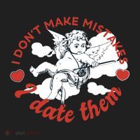 I Don't Make Mistakes I Date Them Cupid Golf Towel thumb 3