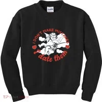 I Don't Make Mistakes I Date Them Cupid Kids Sweatshirt thumb 0