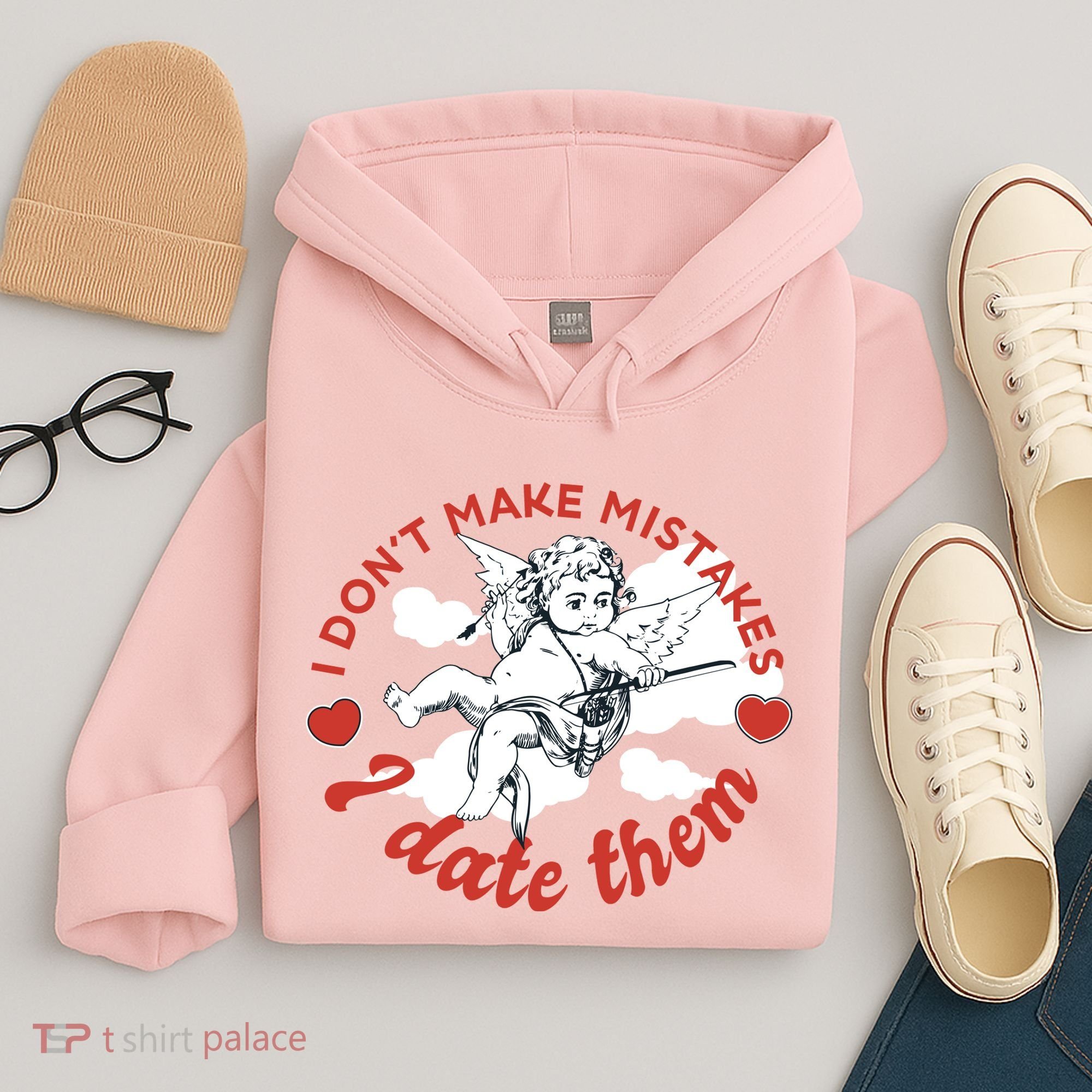 I Don't Make Mistakes I Date Them Cupid Hoodie