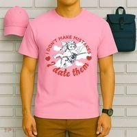 I Don't Make Mistakes I Date Them Cupid T-Shirt thumb 6