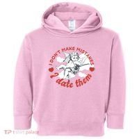 I Don't Make Mistakes I Date Them Cupid Toddler Hoodie thumb 0
