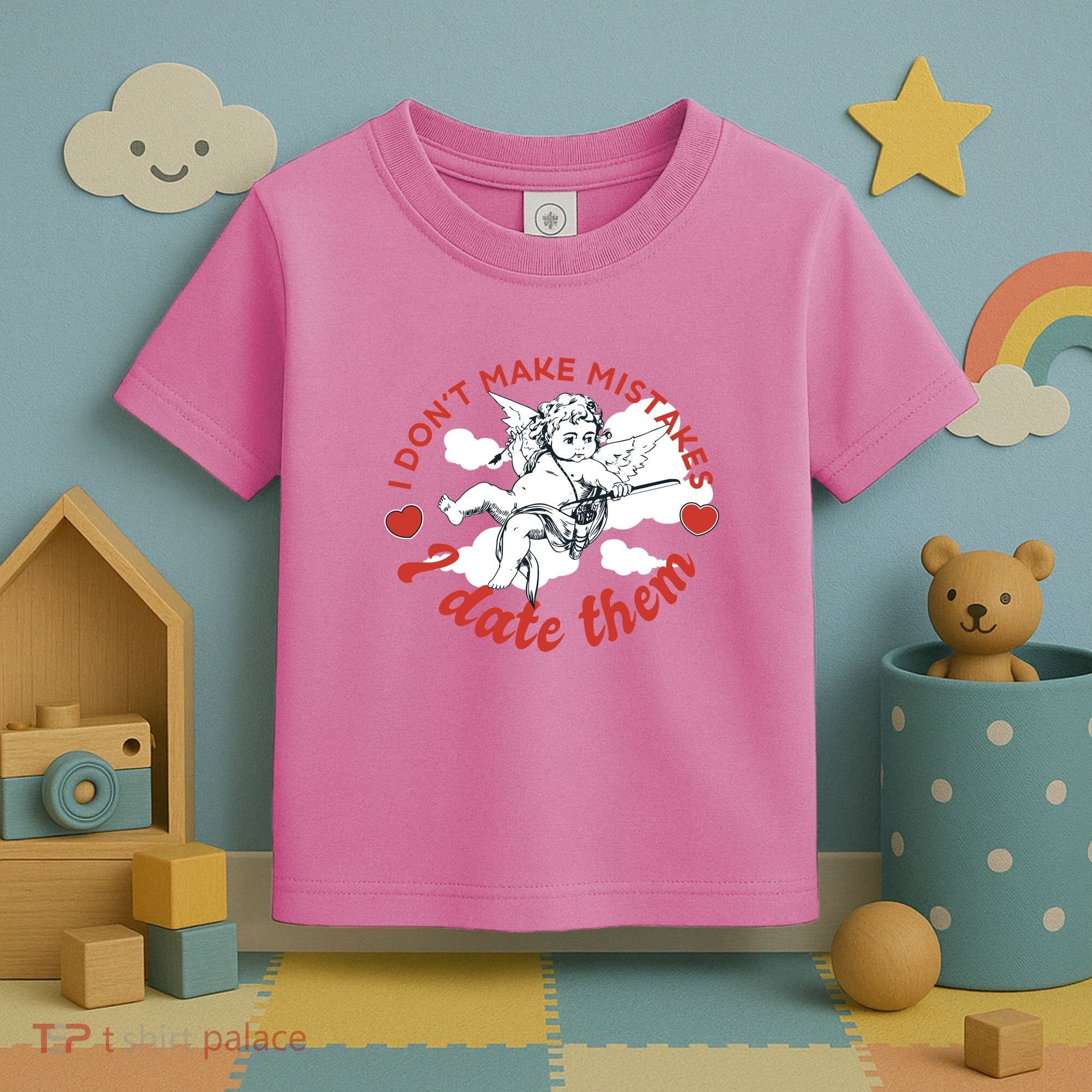 I Don't Make Mistakes I Date Them Cupid Toddler T-Shirt