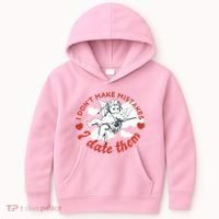 I Don't Make Mistakes I Date Them Cupid Kids Hoodie thumb 0