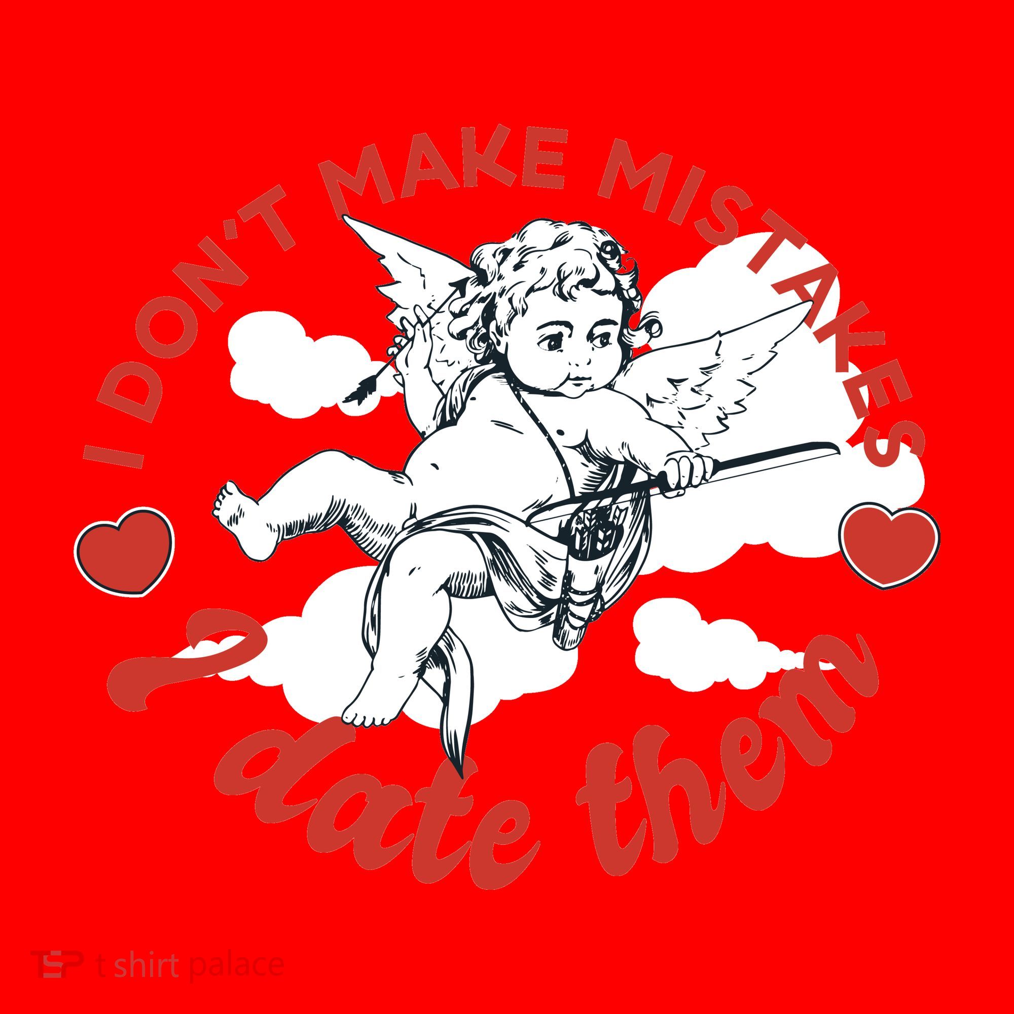 I Don't Make Mistakes I Date Them Cupid Santa Hat