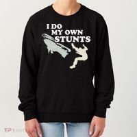 I Do My Own Stunts Snowmobile Snow Machine All Women's Sweatshirt thumb 0