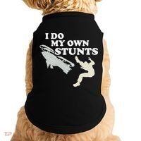 I Do My Own Stunts Snowmobile Snow Machine All Doggie Tank thumb 0