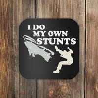 I Do My Own Stunts Snowmobile Snow Machine All Coaster thumb 0