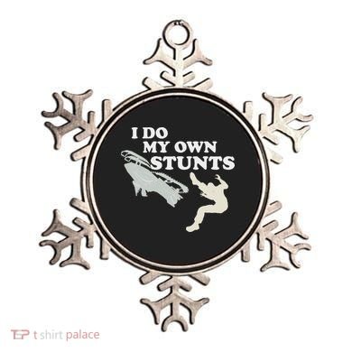 I Do My Own Stunts Snowmobile Snow Machine All Ornament
