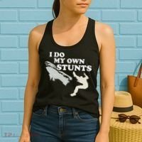 I Do My Own Stunts Snowmobile Snow Machine All Women's Tank Top thumb 2