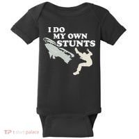 I Do My Own Stunts Snowmobile Snow Machine All Baby Bodysuit thumb 0
