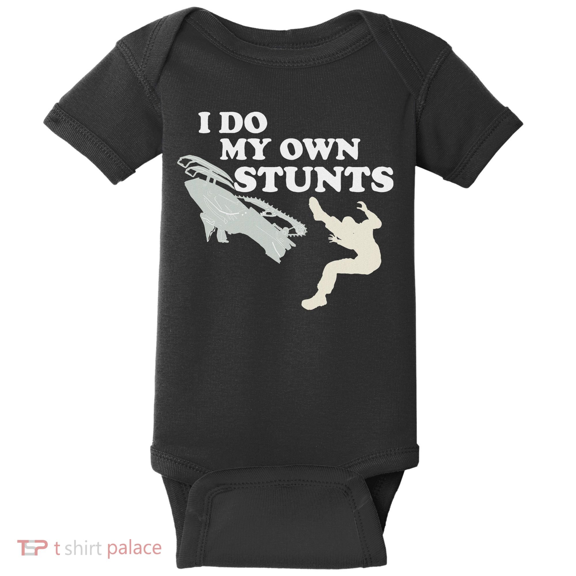 I Do My Own Stunts Snowmobile Snow Machine All Baby Bodysuit