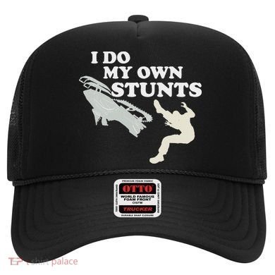 I Do My Own Stunts Snowmobile Snow Machine All Hat