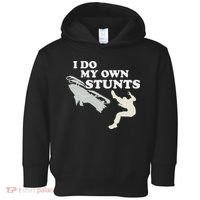 I Do My Own Stunts Snowmobile Snow Machine All Toddler Hoodie thumb 0