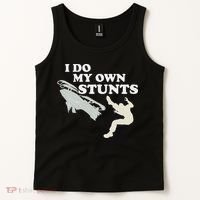 I Do My Own Stunts Snowmobile Snow Machine All Tank Top thumb 2